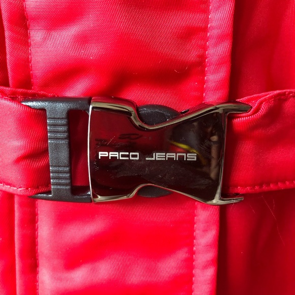 Vintage Paco Jeans red puffer jacket - Picture 2 of 7